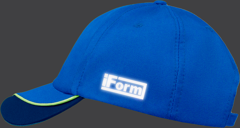 Бейсболка IFORM, василек-синий