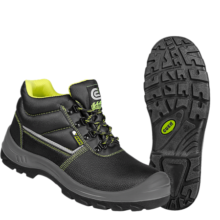 Ботинки СПЕЦ® кожаные с МП и МС на ПУ/ПУ
