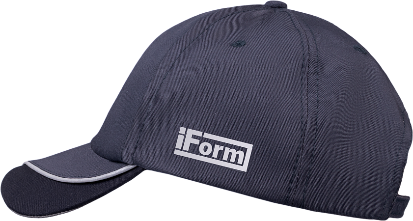 Бейсболка IFORM, т.серый-черный
