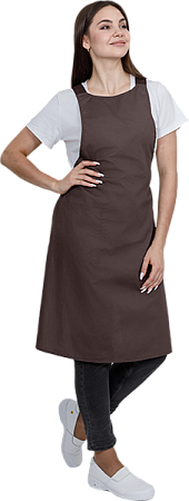 Фартук ЕВРО, коричневый
