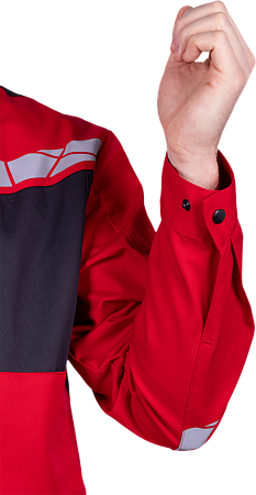 Куртка СТРОНГ летняя, красный-серый Импорт