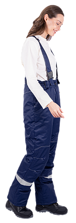 Костюм КМ-10 ЛЮКС зимний 3-4 класс, синий-василек, женский