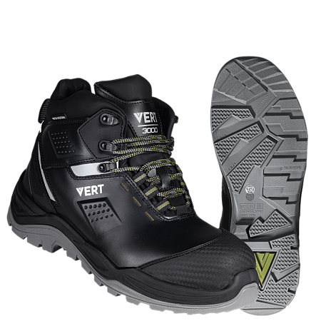 Ботинки VERT с КП и КС нат. мех кожаные ПУ/ТПУ