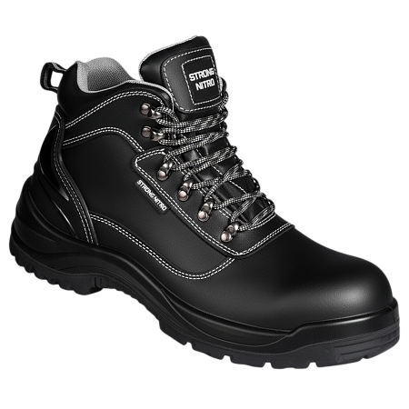 Ботинки STRONG NITRO (СТРОНГ НИТРО) с КП и КС кожаные ПУ/нитрил