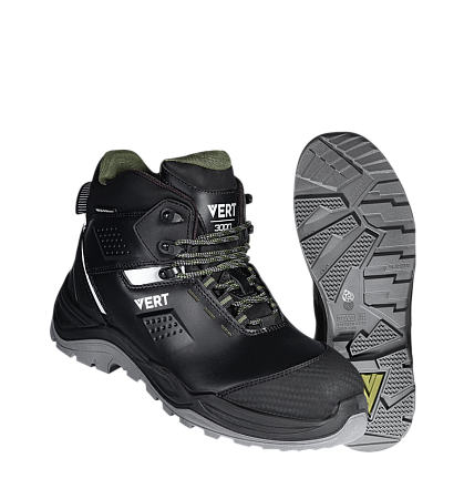 Ботинки VERT с КП и КС кожаные ПУ/ТПУ