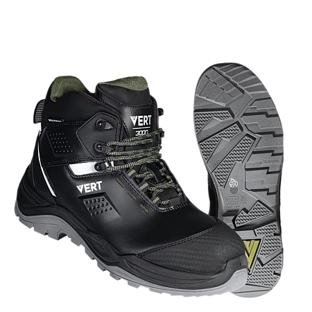 Ботинки VERT с КП и КС кожаные ПУ/ТПУ